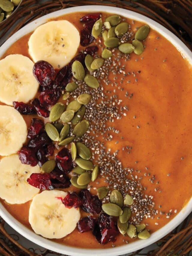 Healthy Pumpkin Smoothie Bowl Fresh Coast Eats