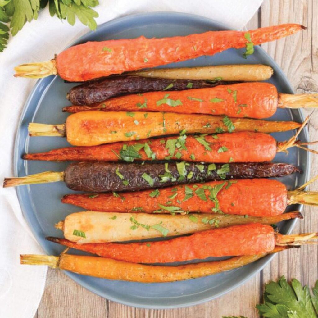 The BEST Whole Roasted Rainbow Carrots Fresh Coast Eats