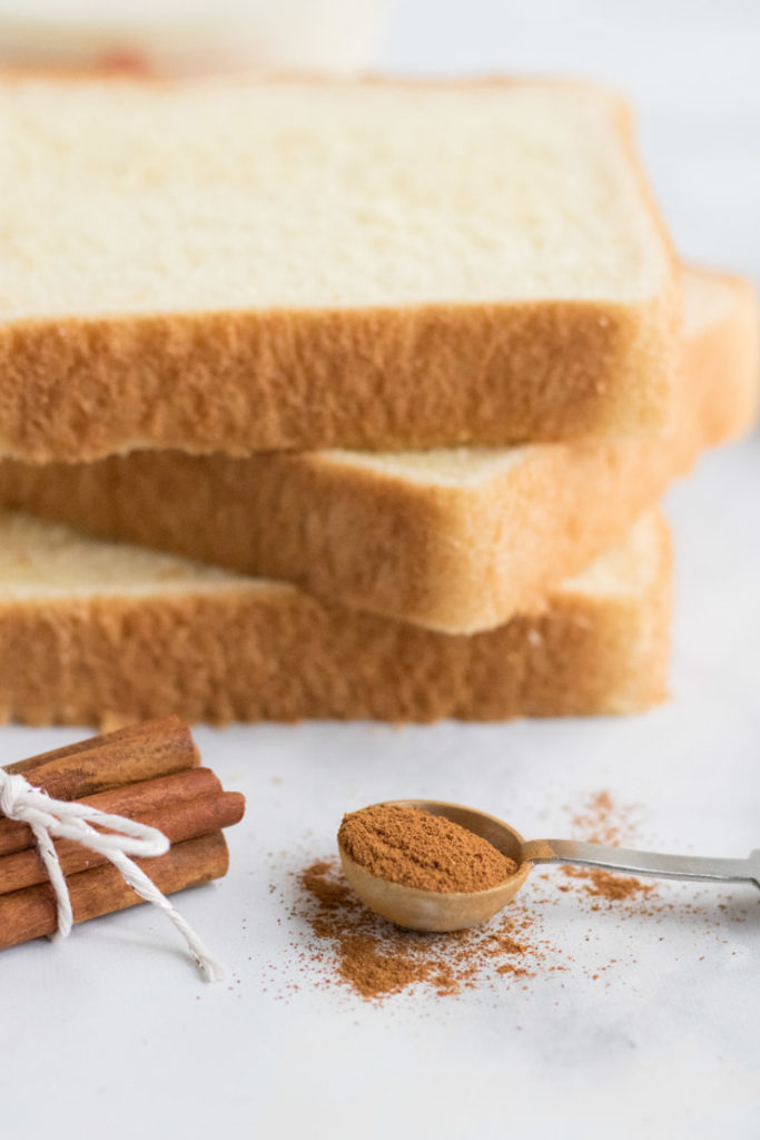 ingredients for egg nog french toast