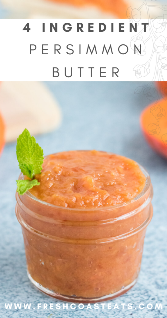 Pinterest Image for persimmon butter 