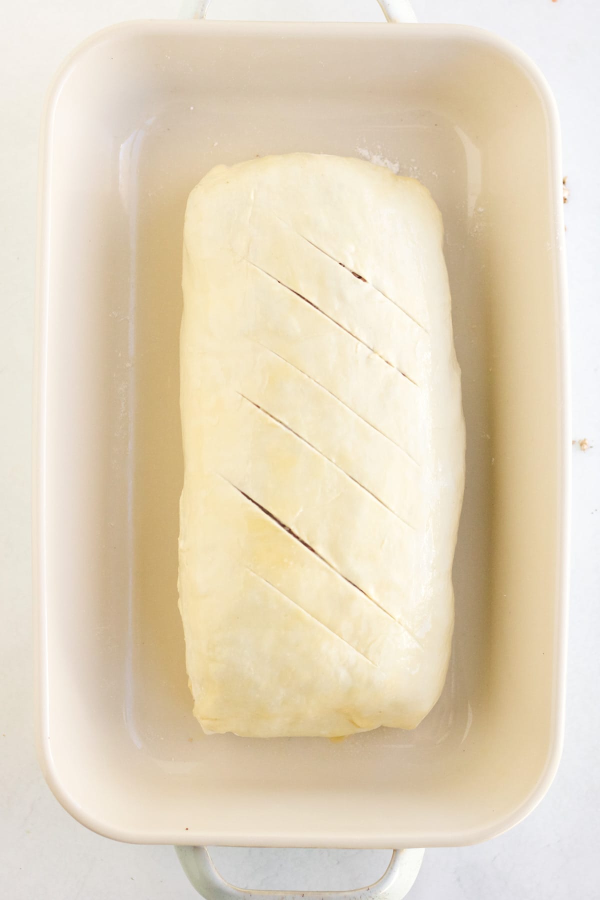 A Beef Wellington Roast before it goes in the oven. 