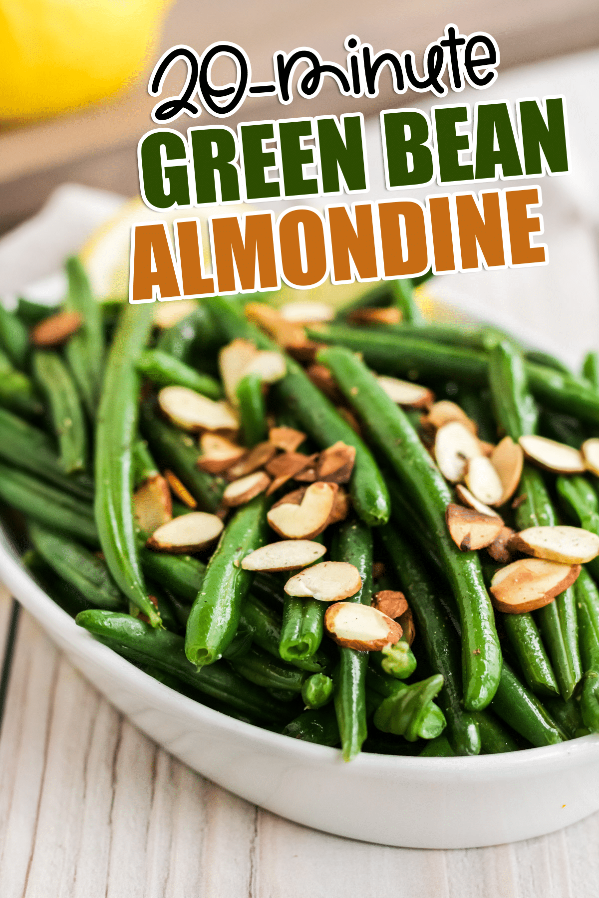 Green Beans Almondine - Fresh Coast Eats