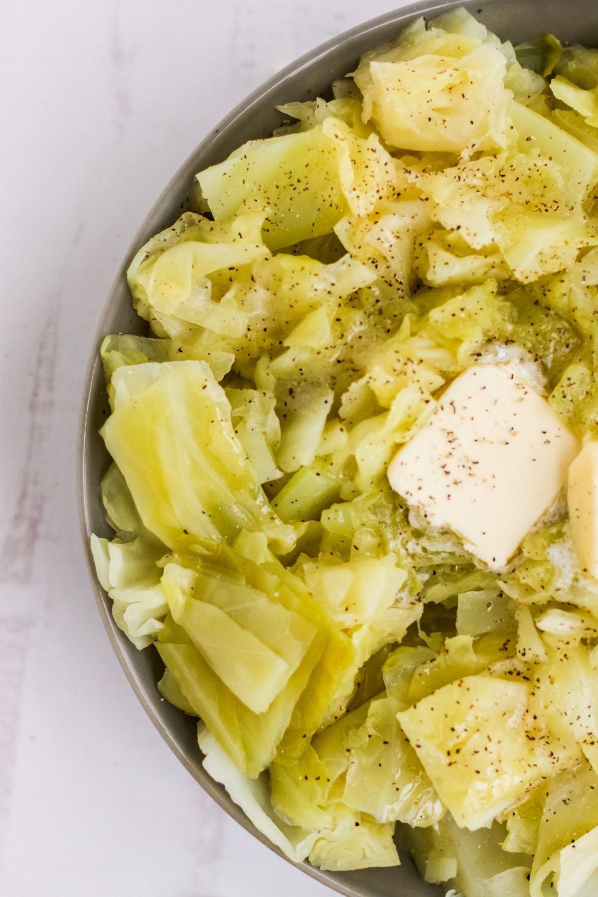 instant pot cabbage in a bowl