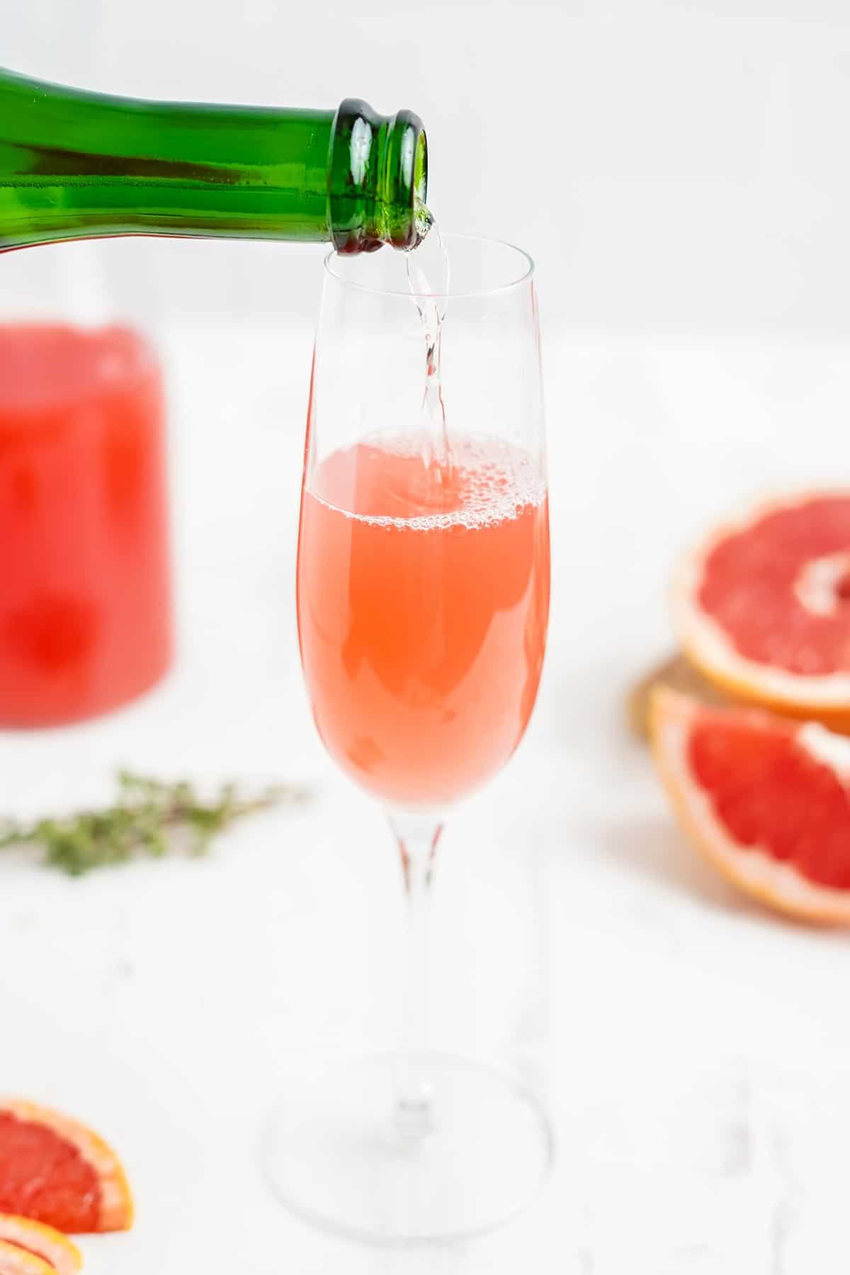 Grapefruit mimosa recipe using rose ice molds - My Uncommon Slice of  Suburbia