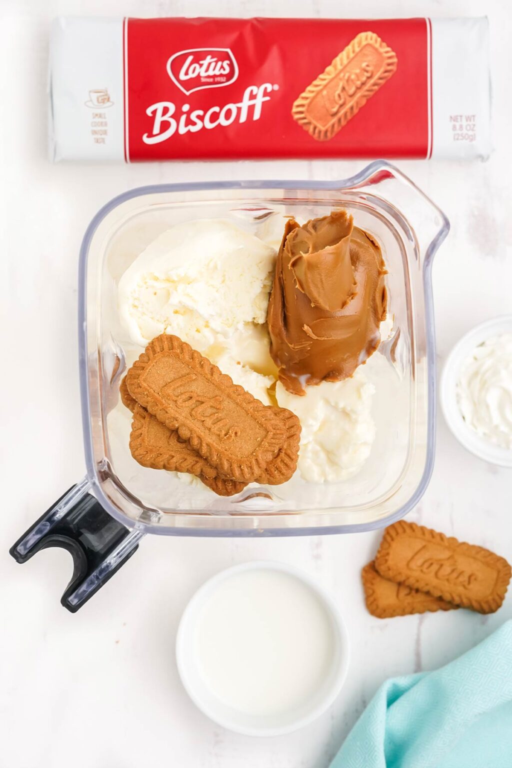 Biscoff Milkshake (Cookie Butter Milkshake) Fresh Coast Eats