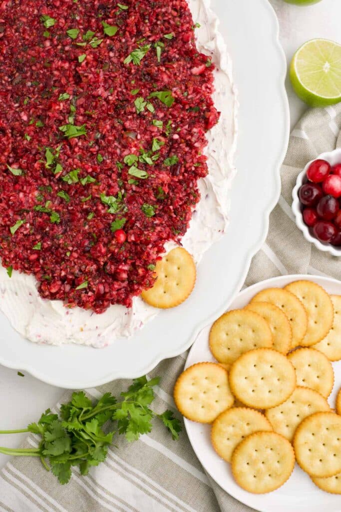 Cranberry Jalapeno Dip With Cream Cheese - Fresh Coast Eats