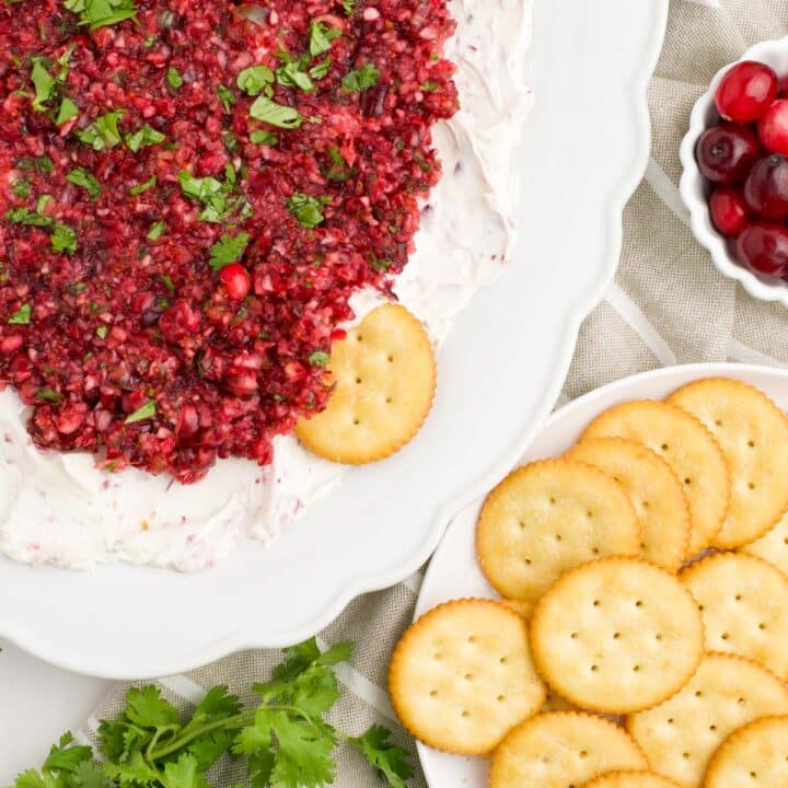 Cranberry Jalapeno Dip with Cream Cheese Fresh Coast Eats