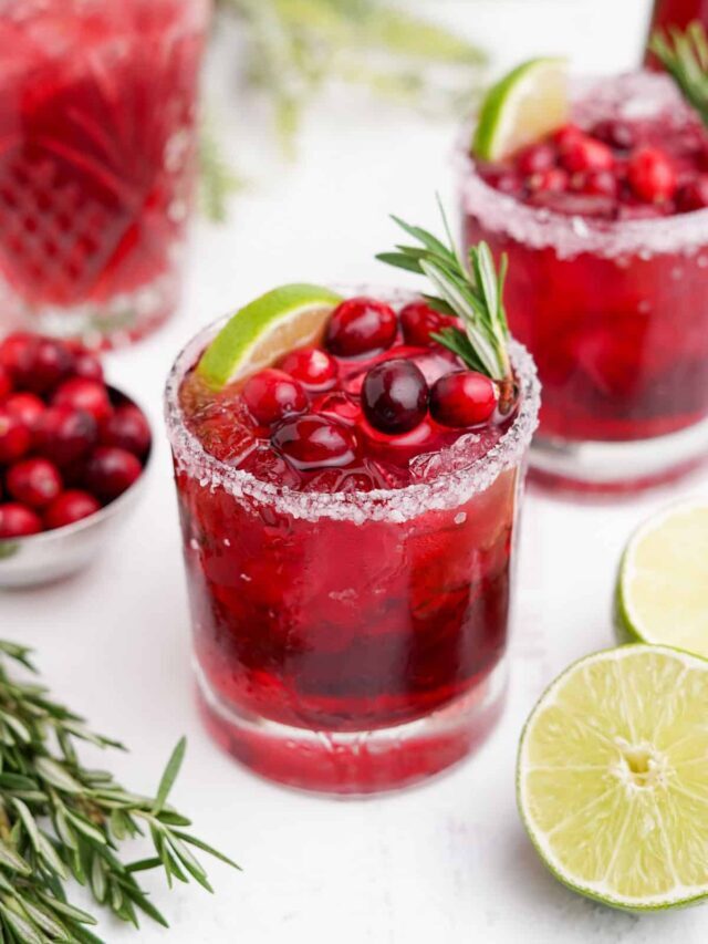 Easy Cranberry Margarita