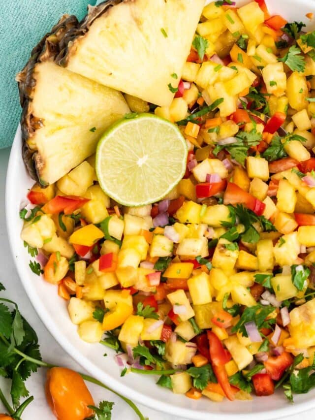 Pineapple Habanero Salsa