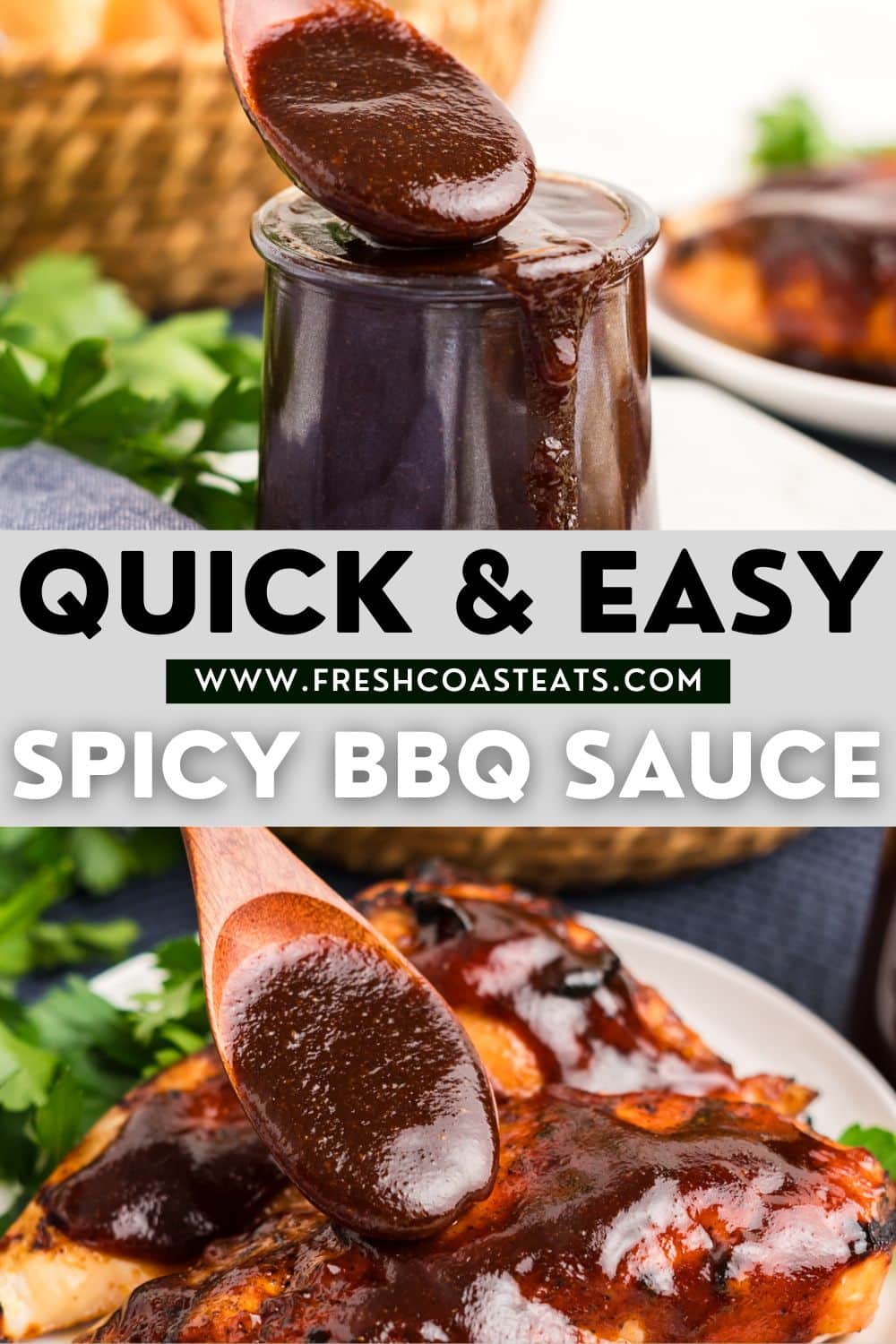 Spicy BBQ Sauce (Hot BBQ Sauce) - Fresh Coast Eats Spicy BBQ Sauce (Hot BBQ Sauce) - Fresh Coast Eats